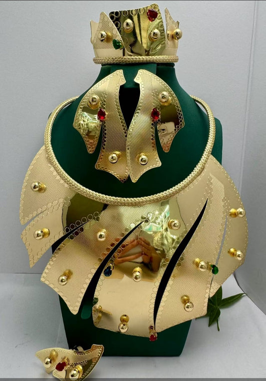 Italian 925 Gold African Jewelry set